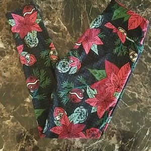 Christmas Lularoe OS Leggings